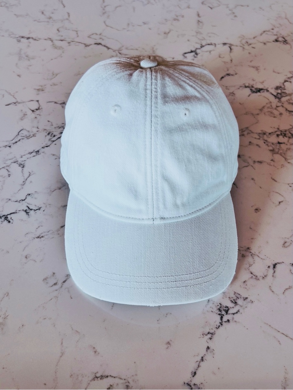 Madewell Lightest Blue Denim Classic Cotton Baseball Cap